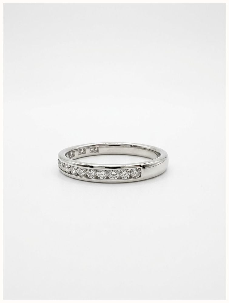 Platinum .33ct H SI Dia Eternity Channel Set Ring HET100023/PLAT - alternate view 2