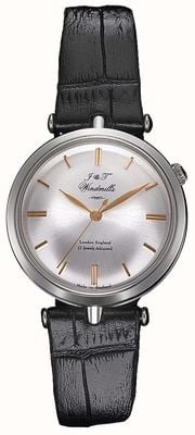J&T Windmills Dames threadneedle mechanisch horloge zilver rose goud WLS10001/06