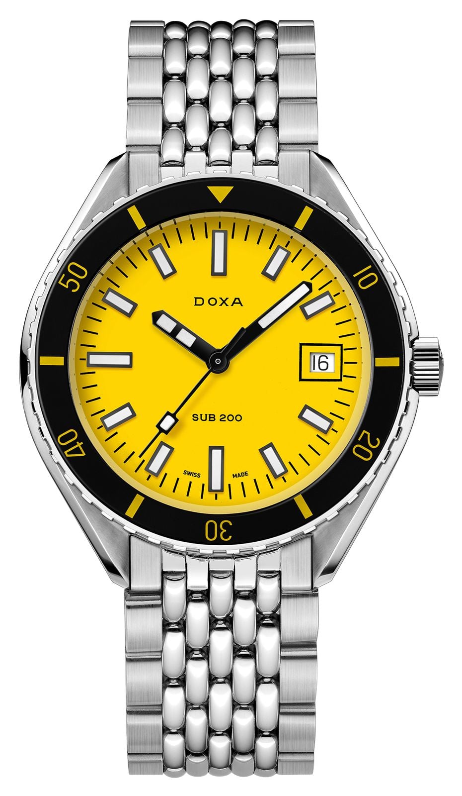 DOXA Divingstar Sub 200 (42 mm) avec cadran jaune montre
