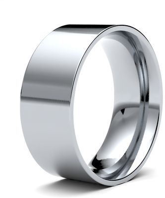 James Moore Wedding Rings | Palladium 500 | 8mm | Light | Flat Court | AG_8LLE-PD5