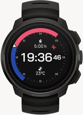 Suunto Ocean Tauchcomputer-Sportuhr (49,9 mm) ganz in Schwarz SS050982000