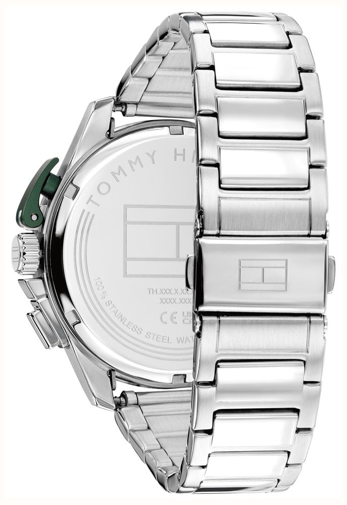 Tommy Hilfiger Bank Stainless Steel Green Dial Watch 1792293 - alternate view 3