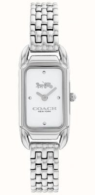 Coach Caddie femme | bracelet en acier inoxydable | cadran blanc 14504035