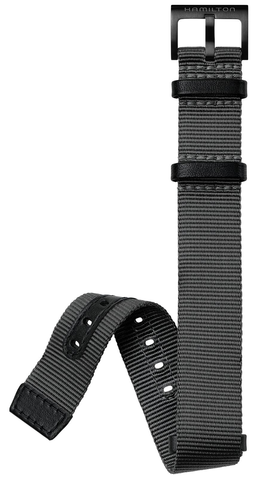 Hamilton Straps Bracelet NATO gris kaki - 20 mm (bracelet montre