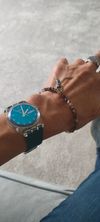 Customer picture of Swatch Edición de modelo femenino de visitante azul SO28K700-S14