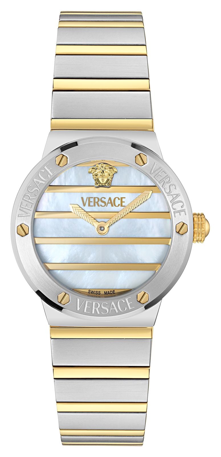 Versace GRECA LOGO Quartz 33mm MotherofPearl Dial  Two Watch