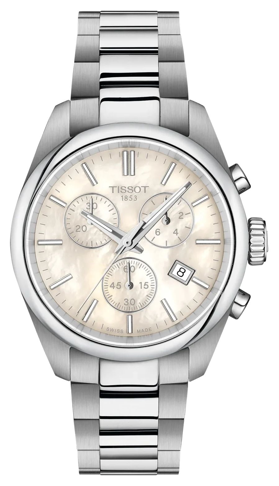 Tissot Chronographe Ã  quartz PR 100 (36 mm), cadran en montre