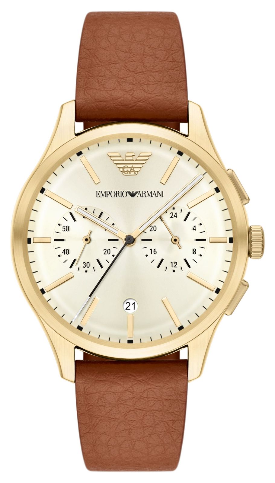 Emporio Armani Chronographe Ã  quartz (42 mm), cadran crÃ¨me montre