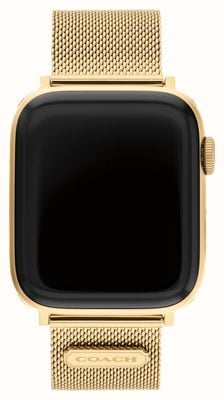 Coach Apple Watch Armband (42 mm/44 mm/45 mm) Gold PVD 14700064