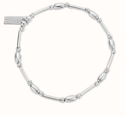ChloBo Tiny Noodle Sparkle Bracelet - 925 Sterling Silver SBGWP26