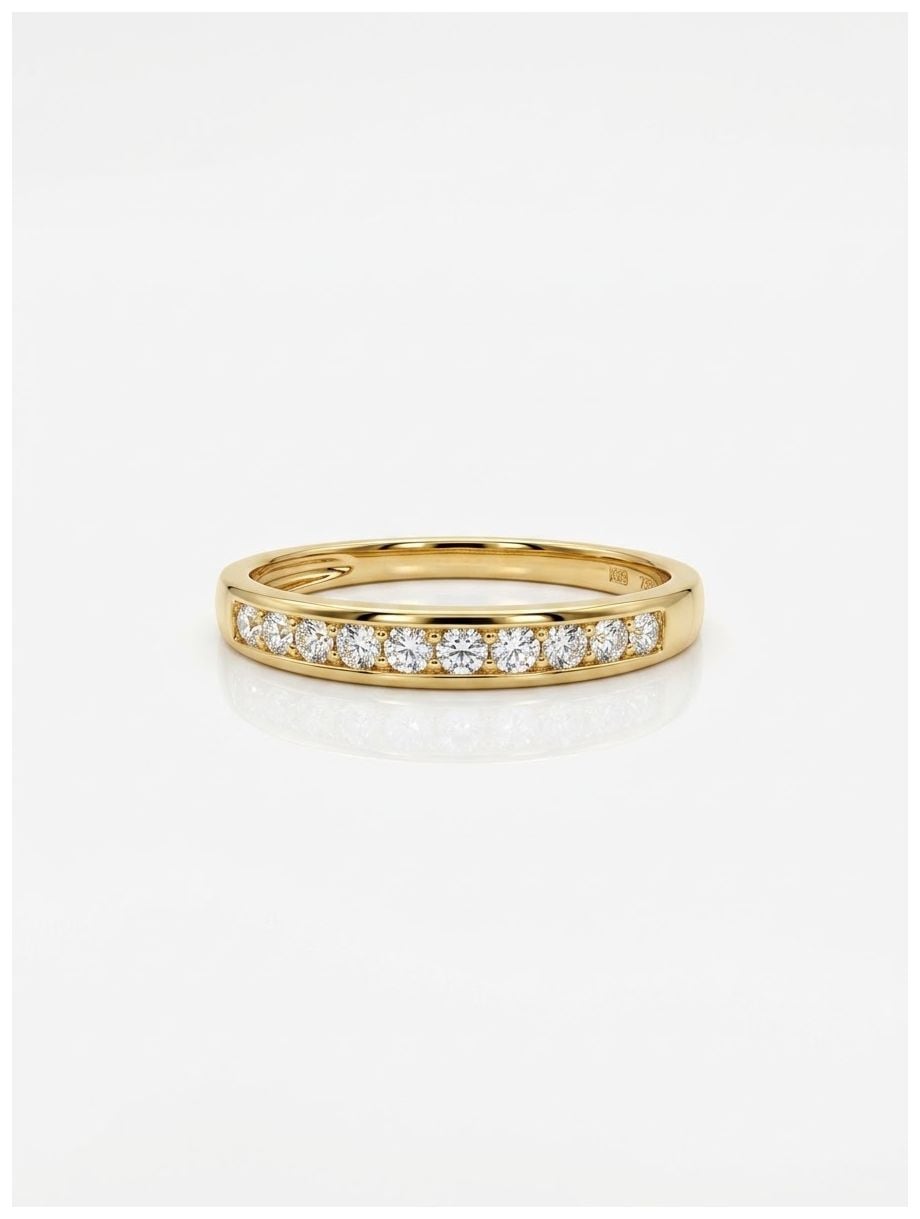 James Moore & Co 0.25ct Round Brilliant Natural Diamond 9ct Jewellery