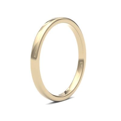 James Moore Wedding Ring | Or jaune 9 carats | 2 mm | taille moyenne | court souple | ag_2lms-9y AG_2LMS-9Y