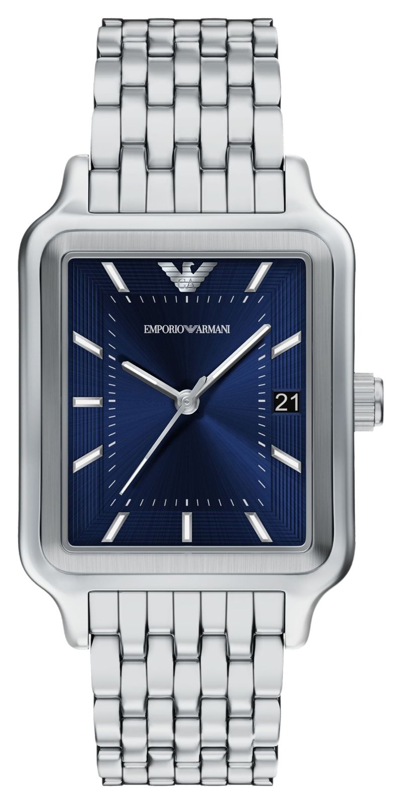 Emporio Armani Diego (47 mm), cadran bleu / bracelet en montre