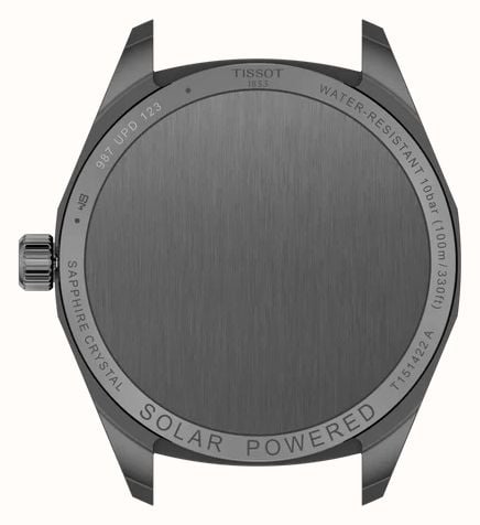 Tissot PRC 100 Solar (39mm) Anthracite Dial / Anthracite PVD Stainless Steel Bracelet Watch T1514223306100 - альтернативный вид 3