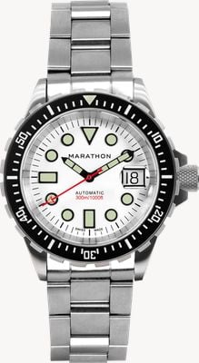 Marathon Arctic Edition Original SAR Diver's Automatic (41mm) White Dial / Stainless Steel Bracelet Watch WW194006SS-2501
