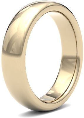 James Moore Wedding Rings | 18ct Yellow Gold | 5mm | Heavy | Premium Court | AG_5GHP-18Y