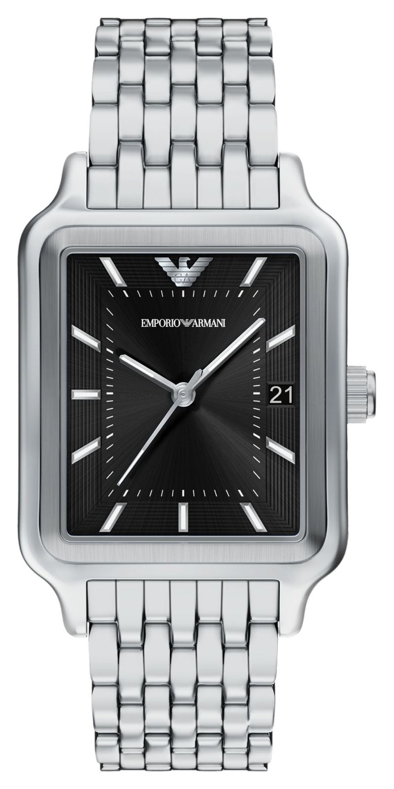 Emporio Armani Diego (47 mm), cadran noir / bracelet en montre
