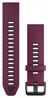 Garmin QuickFit® 20 Watch Strap Only (20mm) Merlot/Graphite Silicone 010-13391-04