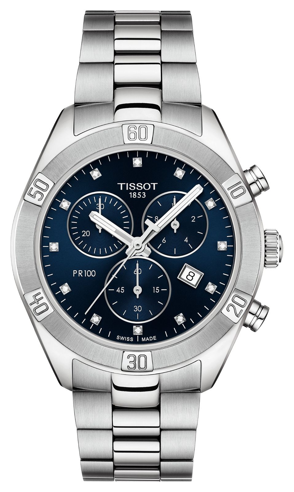 Tissot Chronographe sport chic pr 100 pour femme montre