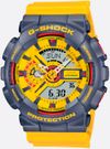 Customer picture of Casio G shock | Serie di colori sportivi anni '90 | cinturino in resina gialla GA-110Y-9AER