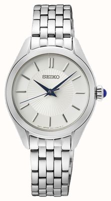 Seiko Femme | cadran blanc | bracelet en acier inoxydable SUR537P1
