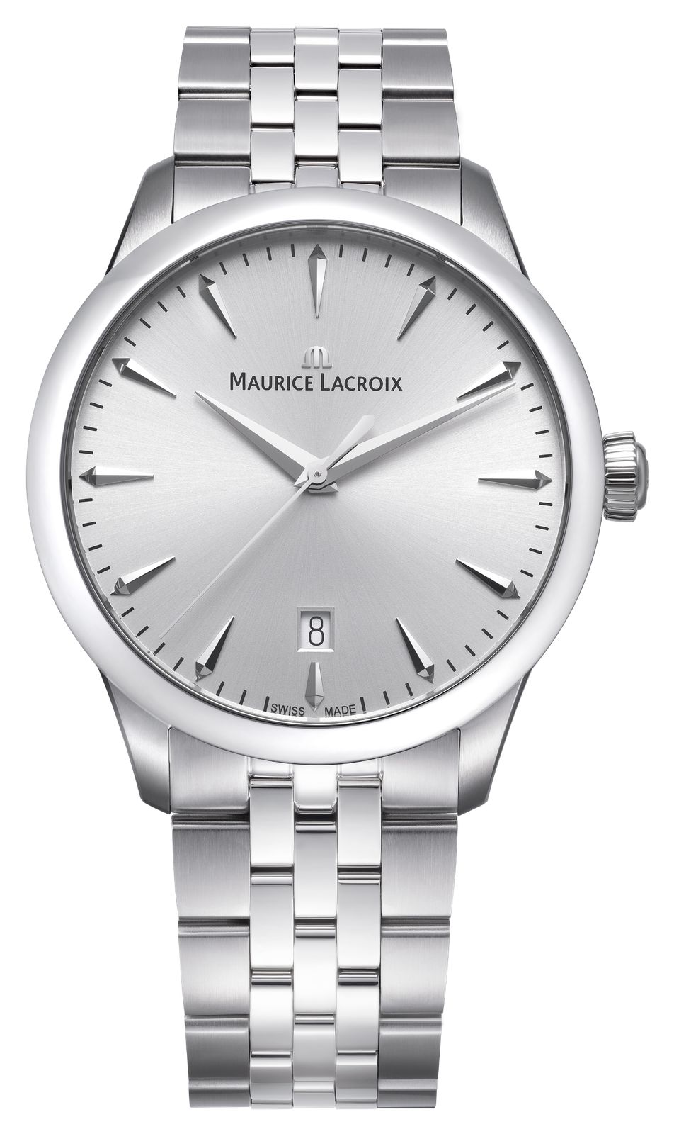 Maurice Lacroix 1975 Quartz (39mm) Silver Sun-Brushed Dial Watch