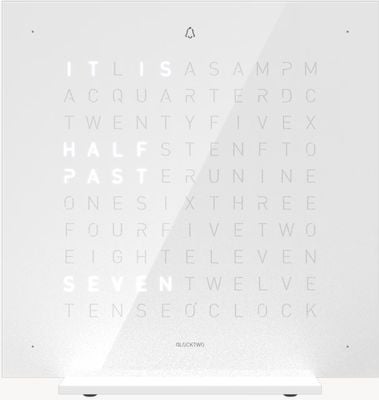 QLOCKTWO EARTH 13.5 PURE EDITION VANILLA SUGAR (English) T4PENVS-UK