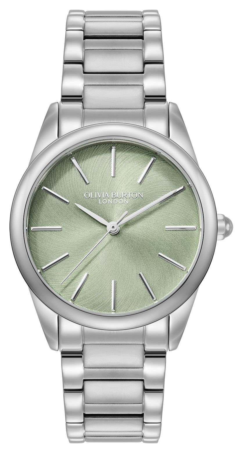 Olivia Burton Cadran vert brillant (34 mm) / bracelet en montre