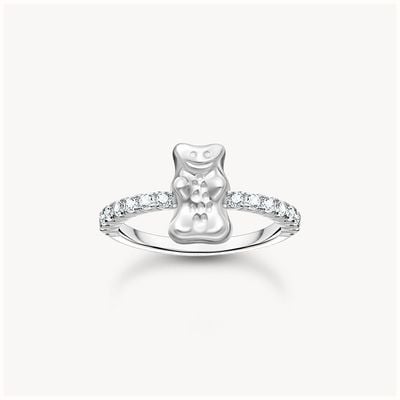 Thomas Sabo Silver Ring With HARIBO Goldbear And Zirconia TR2504-051-14-54