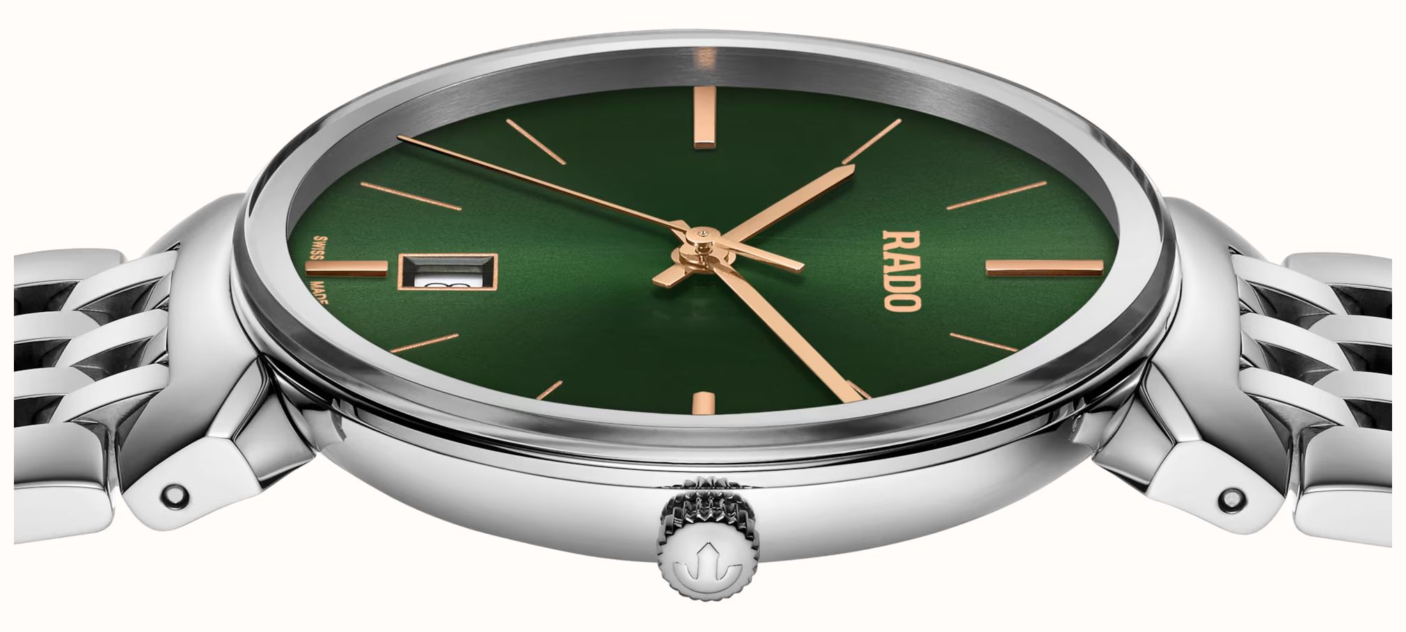 RADO Florence Quartz (38mm) Green Sunray Dial / Stainless Steel Bracelet R48912313 - 备用视图 3