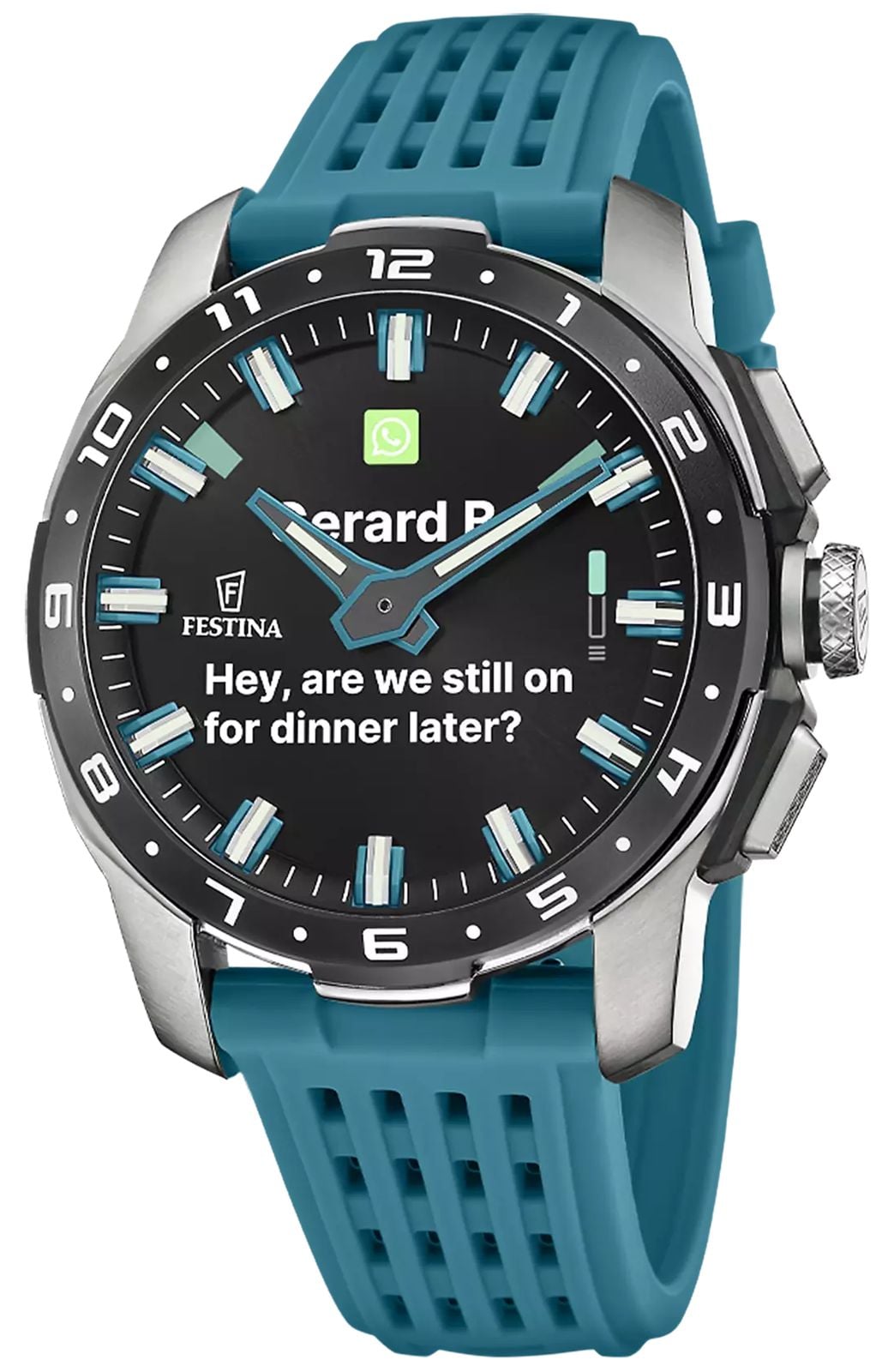 Festina Connected Full D Hybrid Smartwatch 44mm Digital Watch Festina Connected Full D Hybrid Smartwatch 44mm Digital Watch