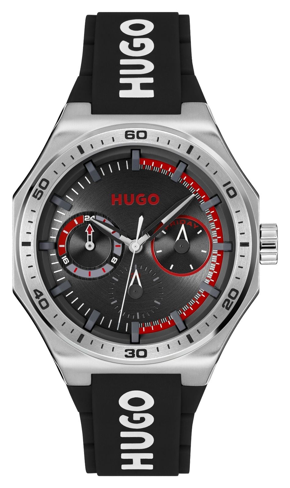 HUGO #grail sport multifonction (44 mm) cadran noir / montre