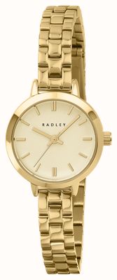 Radley Three-Hand Quartz (24mm) Champagne Dial / Gold PVD Stainless Steel Bracelet RY4684