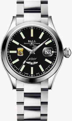 Ball Watch Company Engineer master ii doolittle raiders (40mm) cadran noir / bracelet acier inoxydable NM3000C-S1-BK