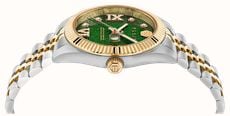 Philipp Plein DATE SUPERLATIVE Quartz (34mm) Green Sandstone Dial / Two-Tone Stainless Steel Bracelet PWYFA1626 - vista alternativa 3
