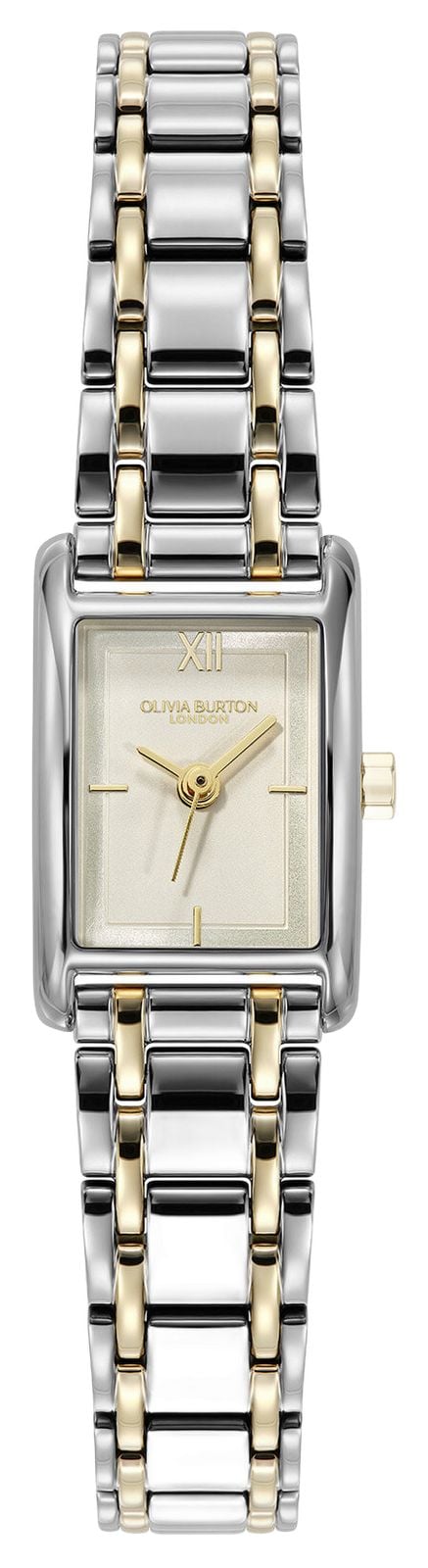 Olivia Burton Olivia Burton 16Mm Mini Grove Ivory Dial Two Tone Watch in Multi