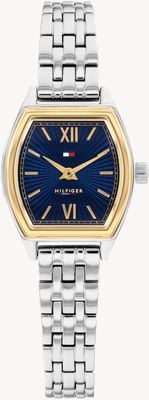 Tommy Hilfiger Reloj Norah de cuarzo de dos manecillas (21,5 mm), esfera azul / brazalete de acero inoxidable 1782869