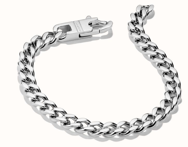 Thomas Sabo Rebel Steel Stainless Steel Curb Chain Bracelet A2251-S01-53-L20 - alternate view 2