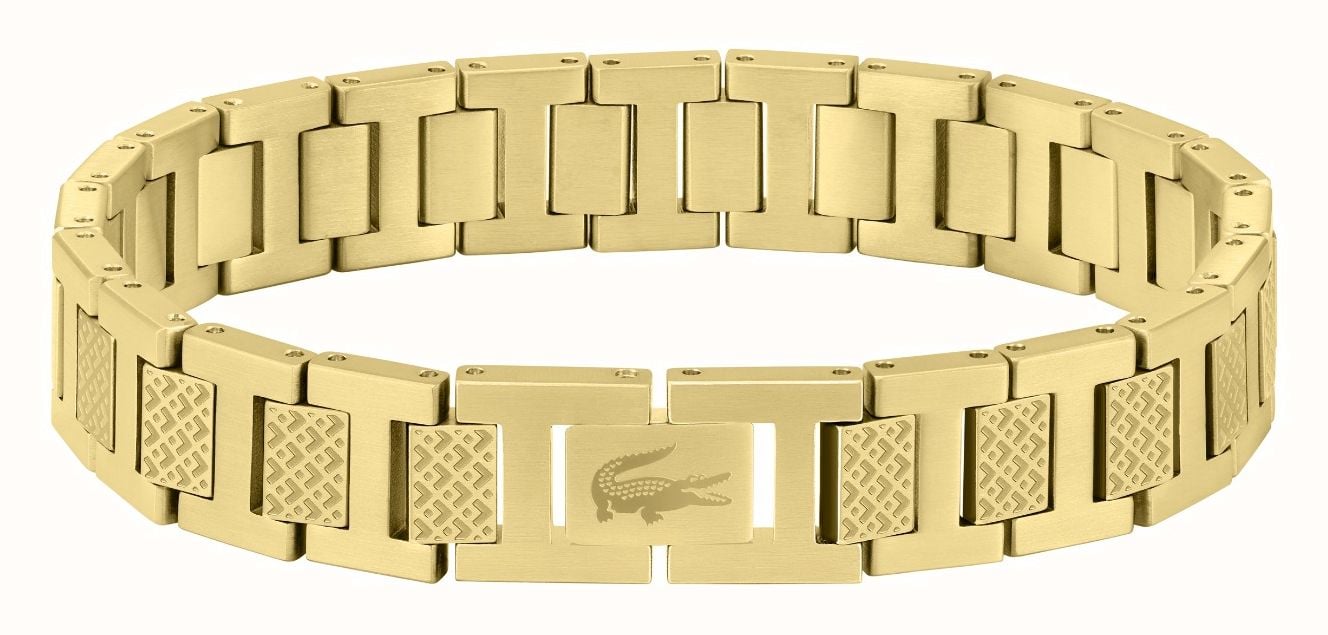 Lacoste METROPOLE Gold Tone Stainless Steel Bracelet 2040120