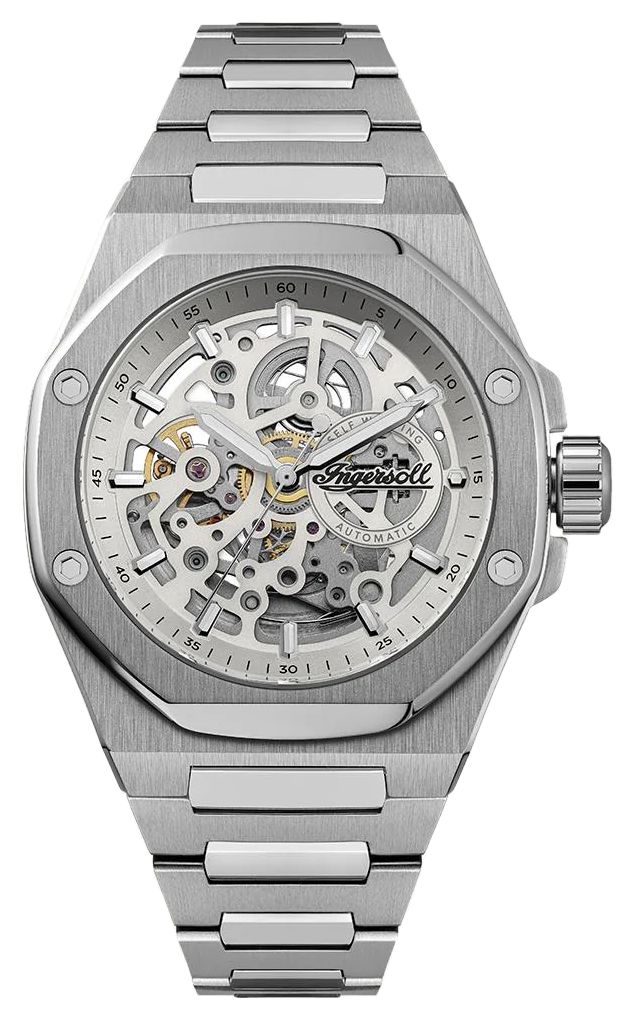 Ingersoll THE FALLER Automatic (43.5mm) Grey Skeleton Dial W
