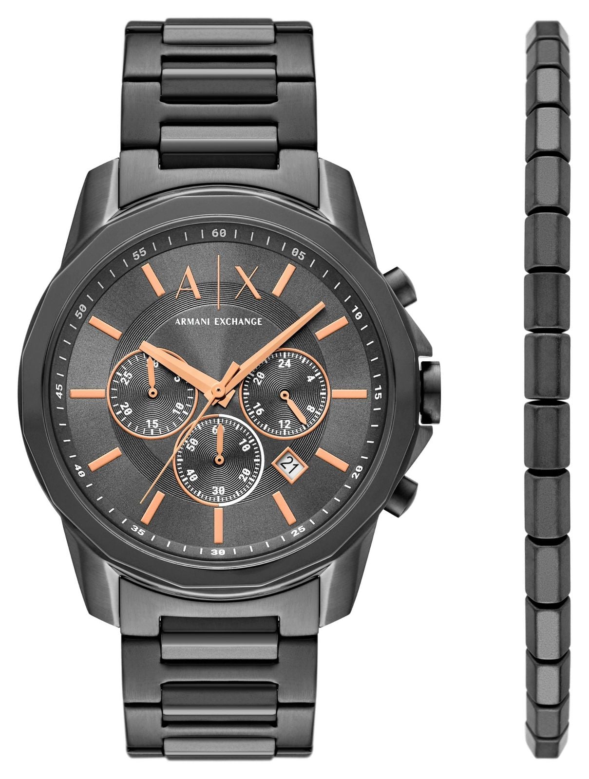 Armani Exchange Banks - quartz/chrono - 44 mm - - AX7170SET montre