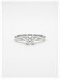 0.23ct Round Brilliant Natural Diamond Platinum Solitaire Ring J86863