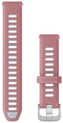 Garmin Bracelet à dégagement rapide uniquement (18 mm) rose/pierre blanche, matériel argenté 010-11251-A5