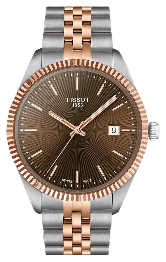 Tissot Ballade 40 mm pour homme, cadran brun montre