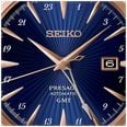 Seiko Presage Cocktail Time ‘ Corcovado’ GMT (40.5mm) Blue Dial / Brown Leather Strap HCB005J1 - alternate view 3