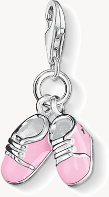 Thomas Sabo Bootee Charm Pink 925 Sterling Silver Cold Enamel 0820-007-9