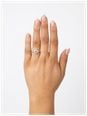 Round Brilliant Natural Diamond Platinum Halo Ring J62058 - vista alternativa 4