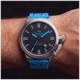 TW Steel Canteen Automatic (45mm) Black Dial / Blue Silicone Strap Watch CS130 - vista alternativa 4