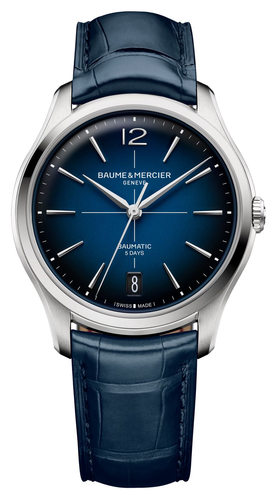 Baume & Mercier Clifton Baumatic (39 mm) cadran bleu montre
