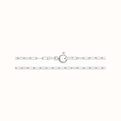 James Moore TH Silver Paper Chain Anklet G1371/10